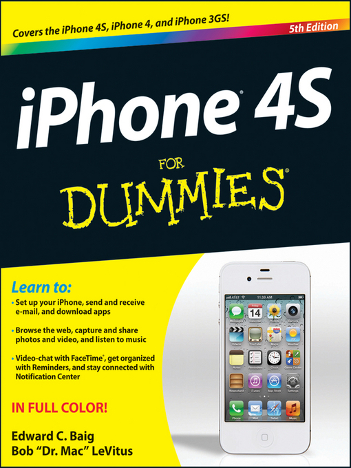 Title details for iPhone 4S For Dummies by Edward C. Baig - Available